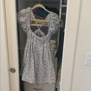 Floral Puff Sleeve Dress